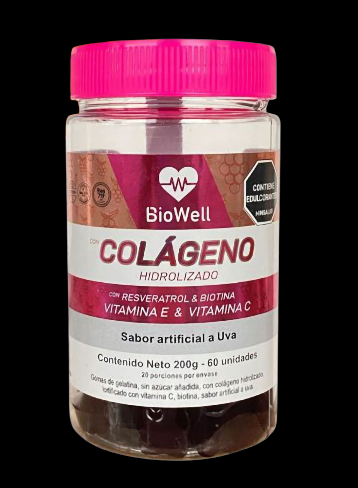 Gomas de Colágeno Hidrolizado Biowell