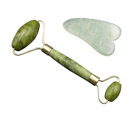 Kit Gua Sha Facial + Rodillo de Jade