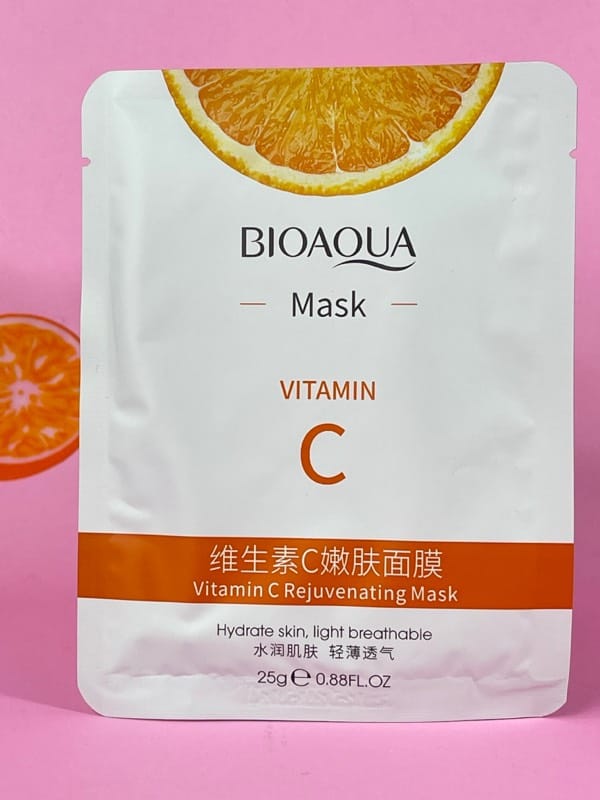 Mascarilla Velo Facial Vitamina C Lujo