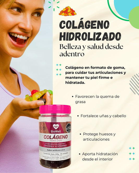 Gomas de Colágeno Hidrolizado Biowell
