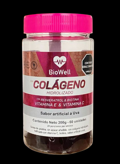Gomas de Colágeno Hidrolizado Biowell