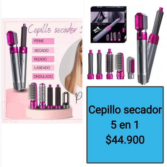 Cepillo Secador Multifunción 5 en 1