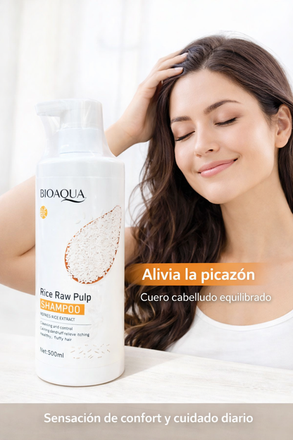 Shampoo Arroz Extracto Natural Bioaqua