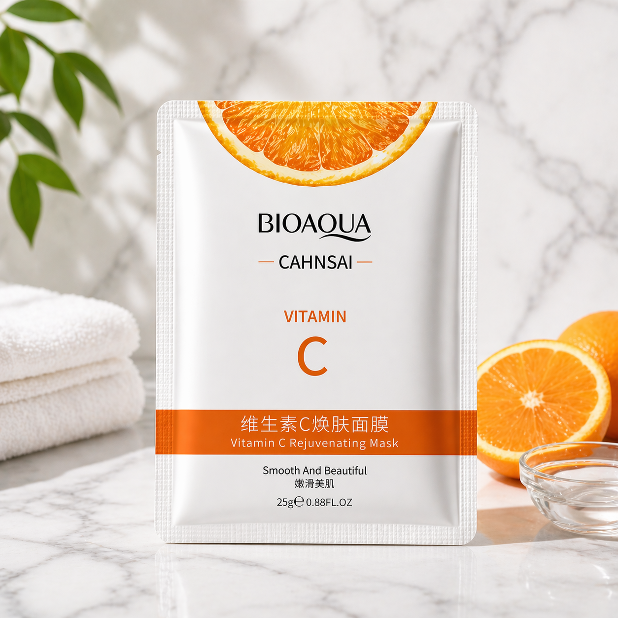 Mascarilla Velo Facial Vitamina C Lujo