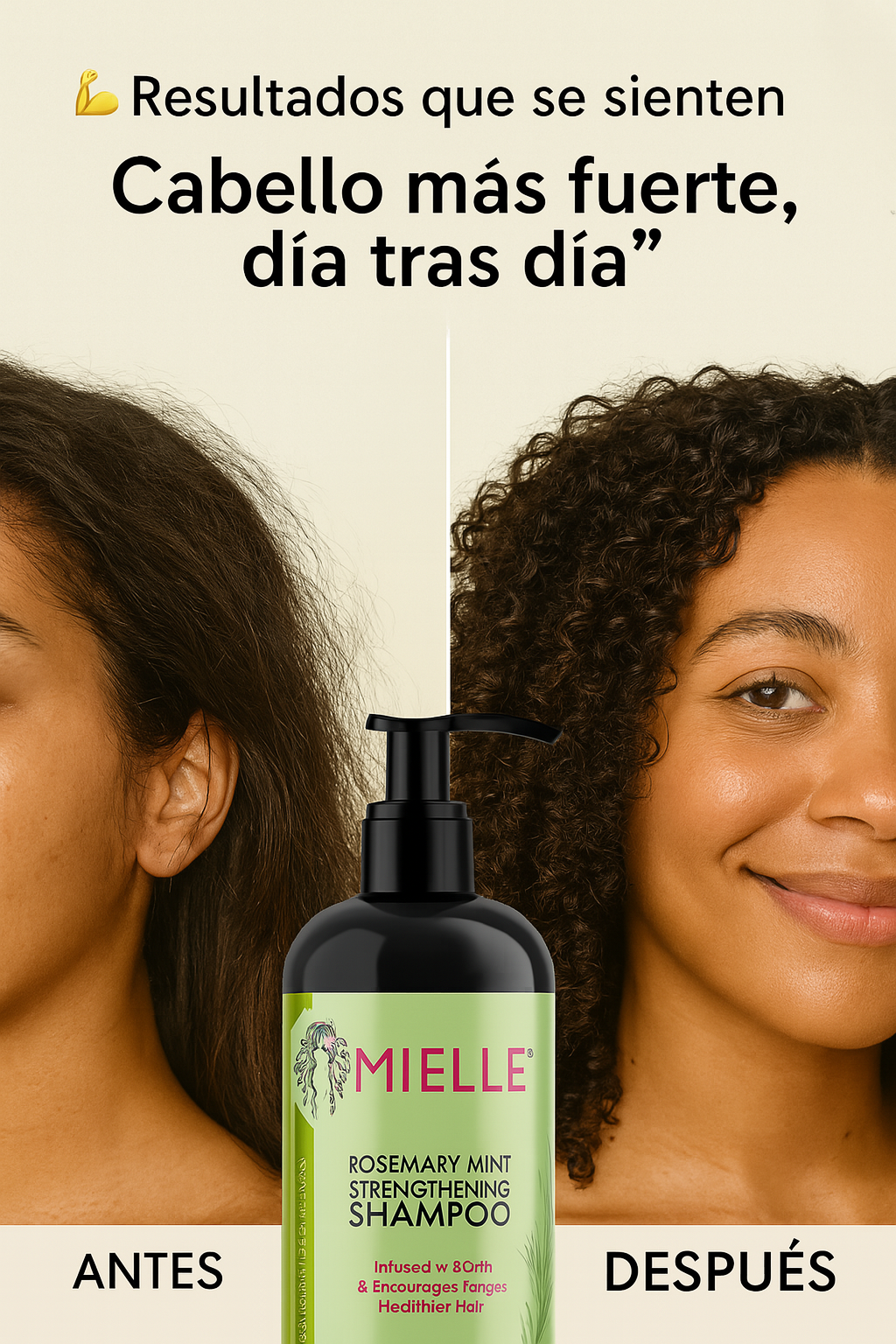 Shampoo Mielle Romero vista 3