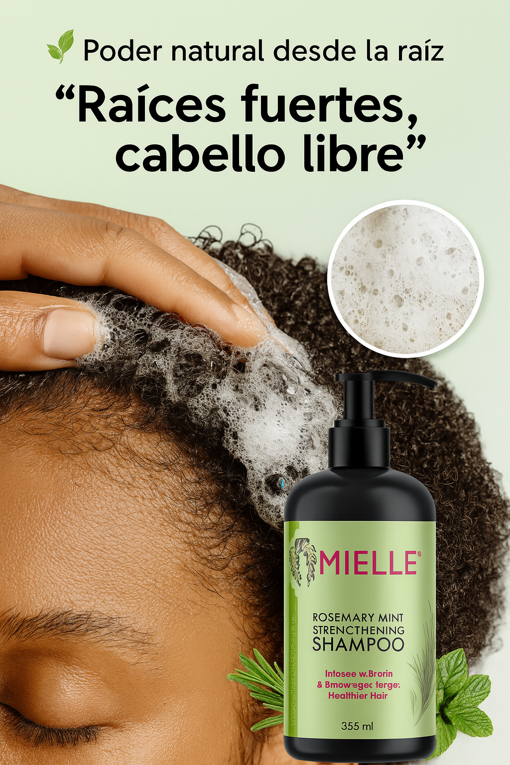 Shampoo Mielle Romero vista 2