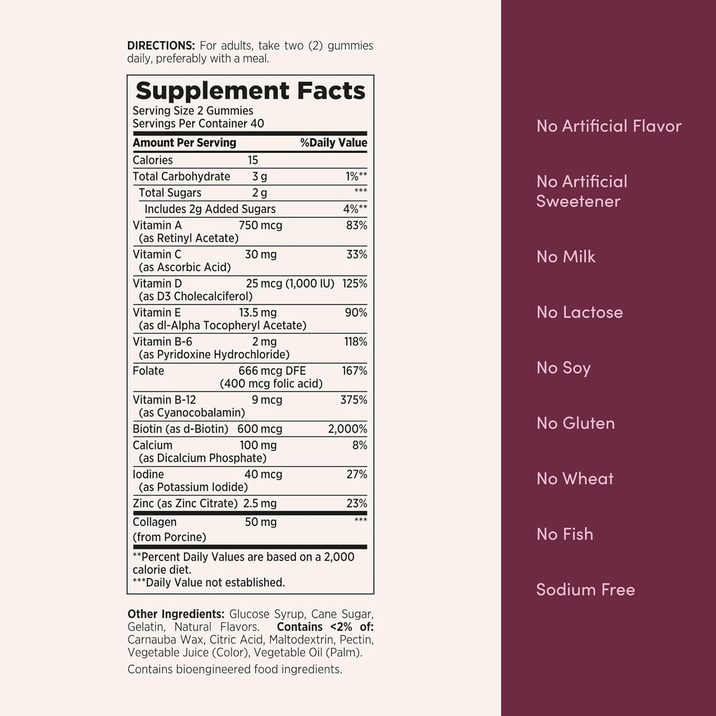 Optimal Solutions Women'S Multivitamin, Immune and Cellular Energy Support, Bone Health, Raspberry Flavor, 80 Gummies, 40 Total Servings