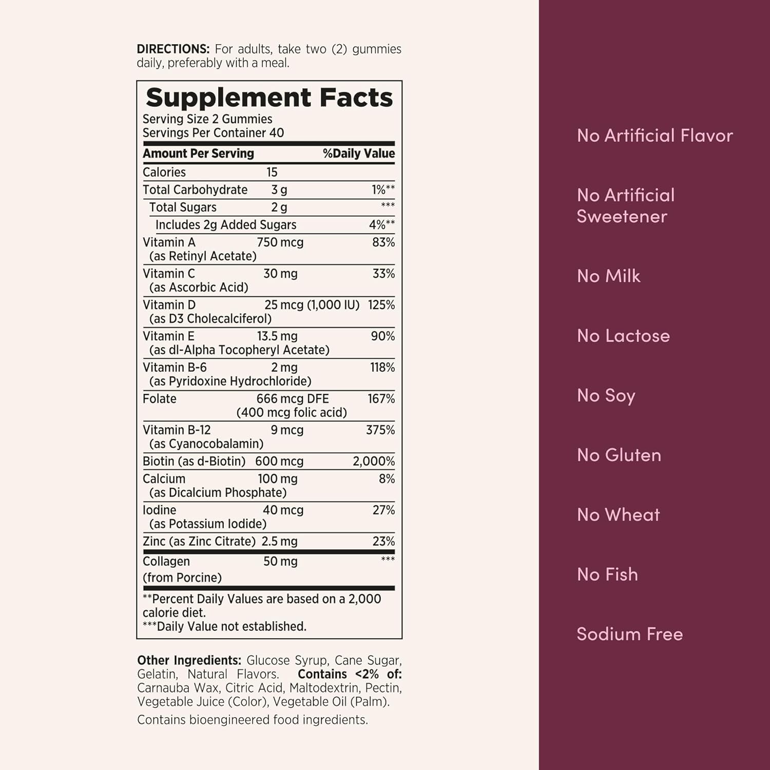 Optimal Solutions Women'S Multivitamin, Immune and Cellular Energy Support, Bone Health, Raspberry Flavor, 80 Gummies, 40 Total Servings