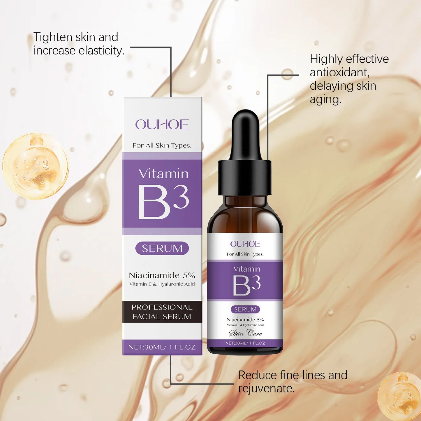 Sérum niacinamida brillo piel glow