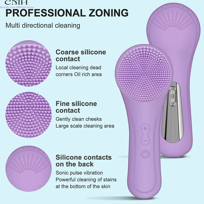 Cepillo masajeador facial 3 en 1