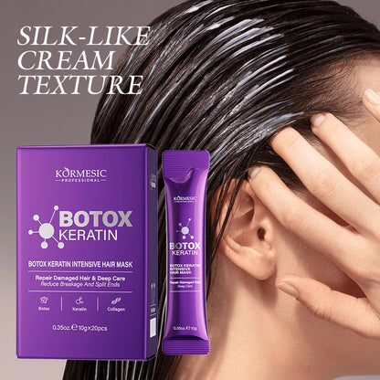 Hair keratin mask reparación frizz