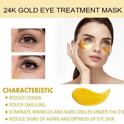 24K gold under eye patches 60 pares