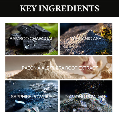 Charcoal peel-off mask piel luminosa
