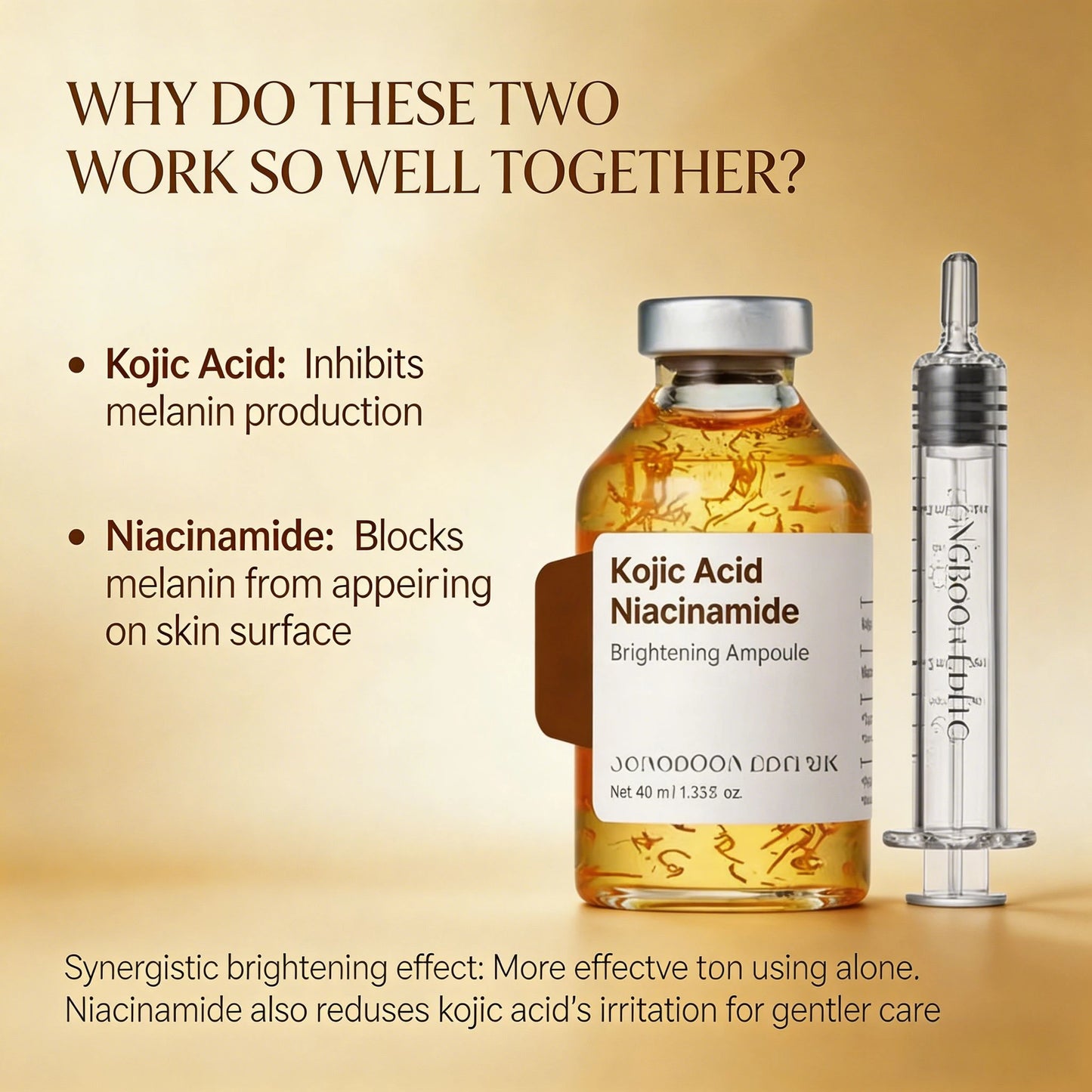 Sérum kójico brightening dark spot remover
