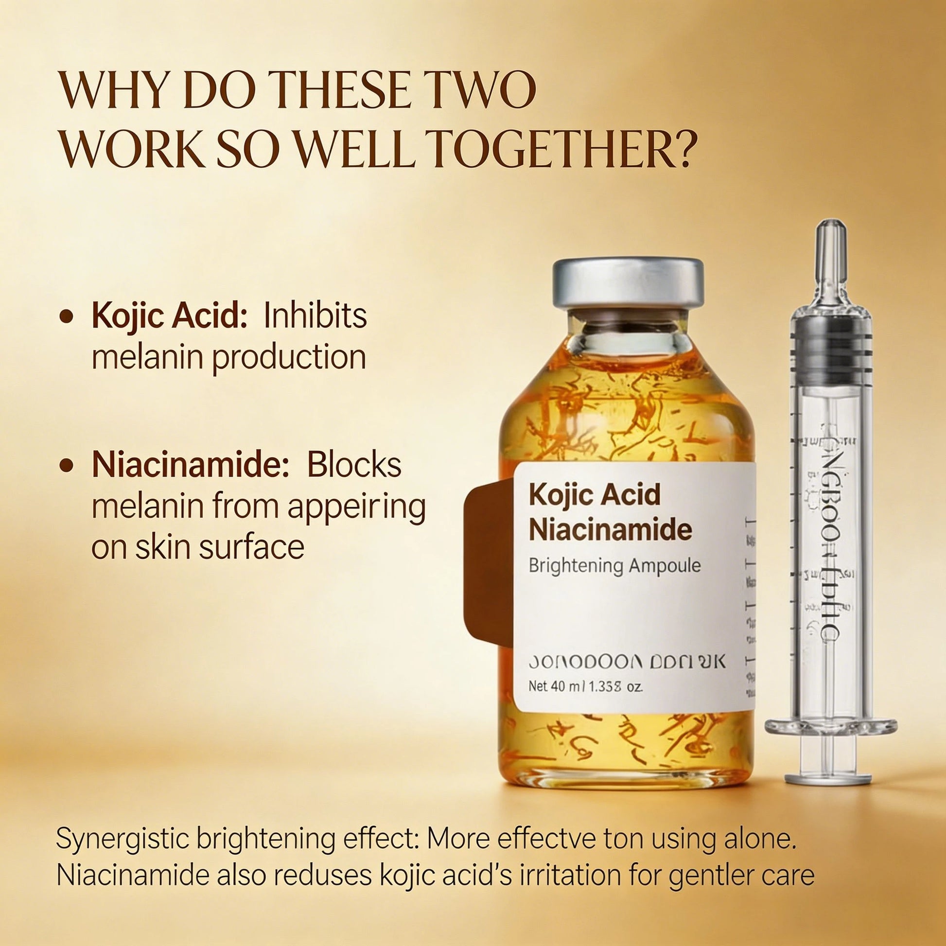 Sérum kójico brightening dark spot remover