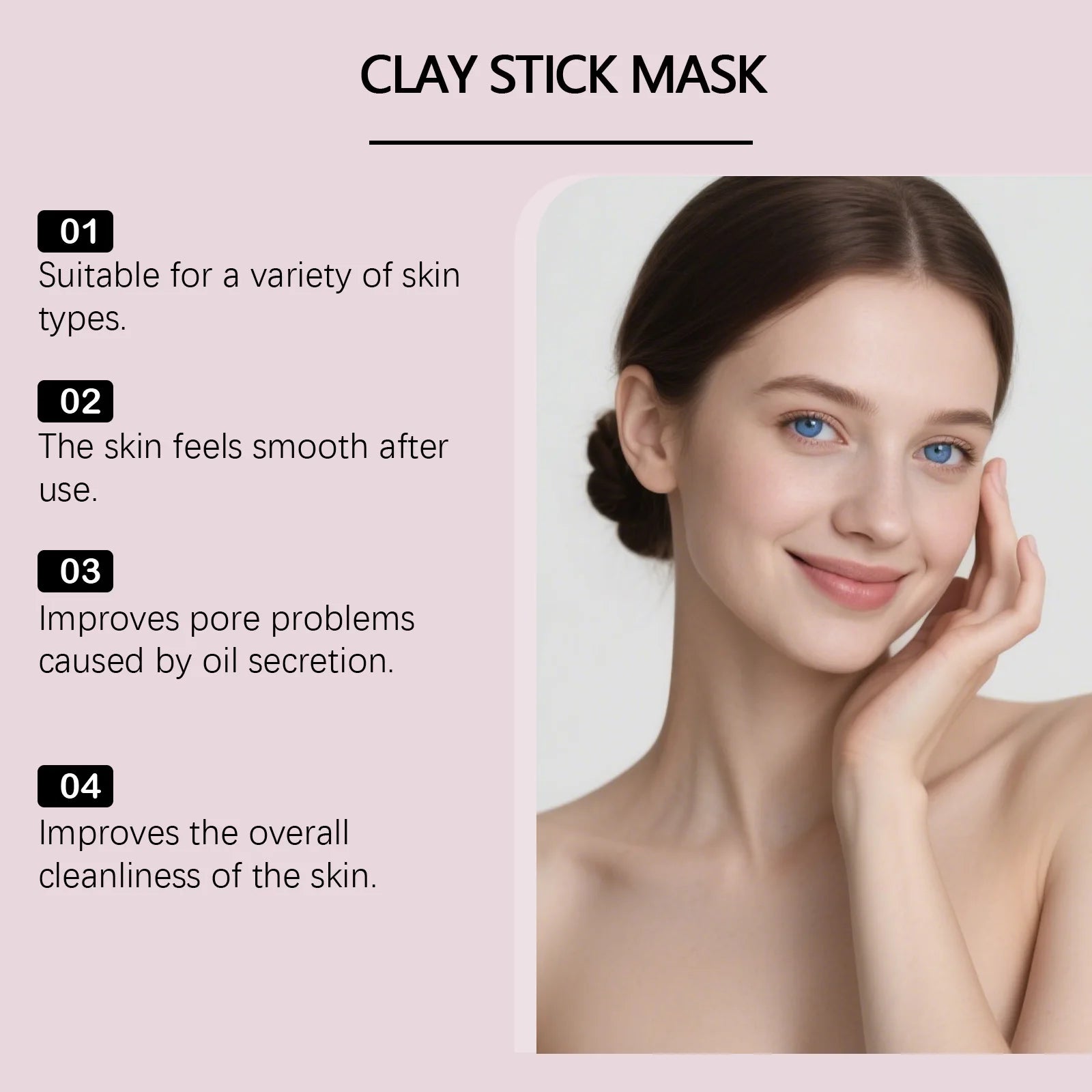 Clay mask poros control grasa purificante