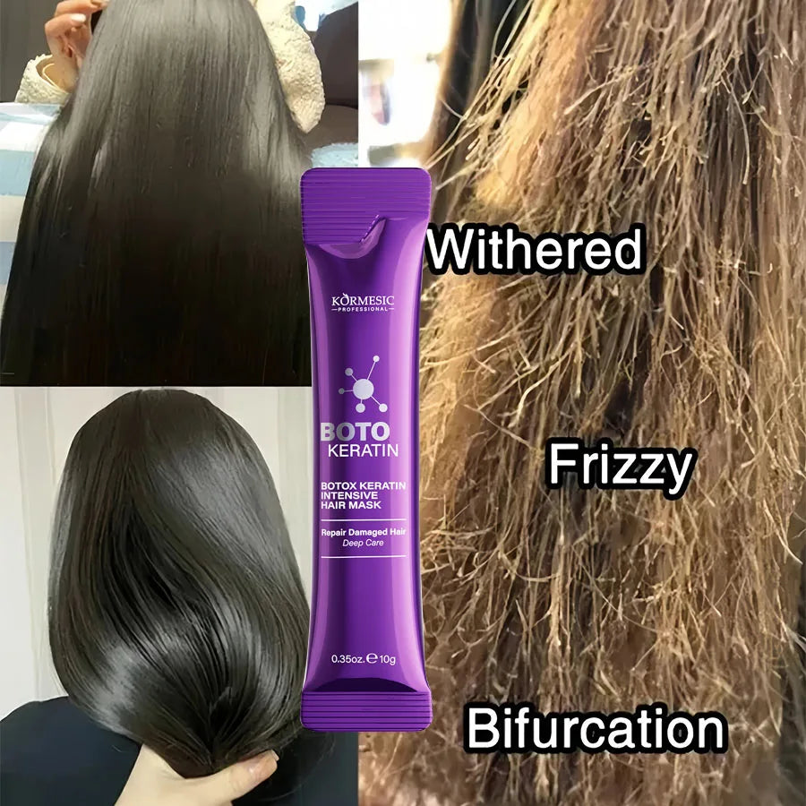 Mascarilla keratina hidratante cabello dañado