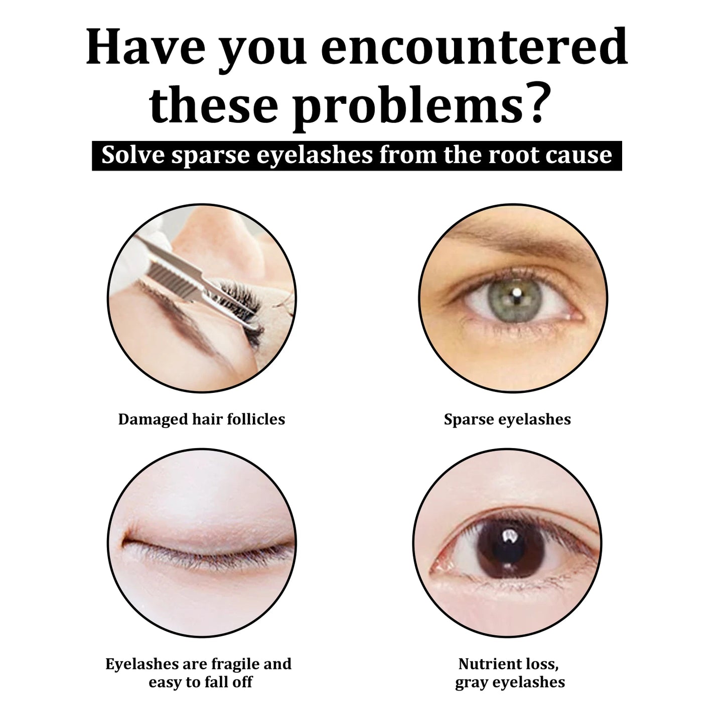 Eyelash enhancer serum más largas densas