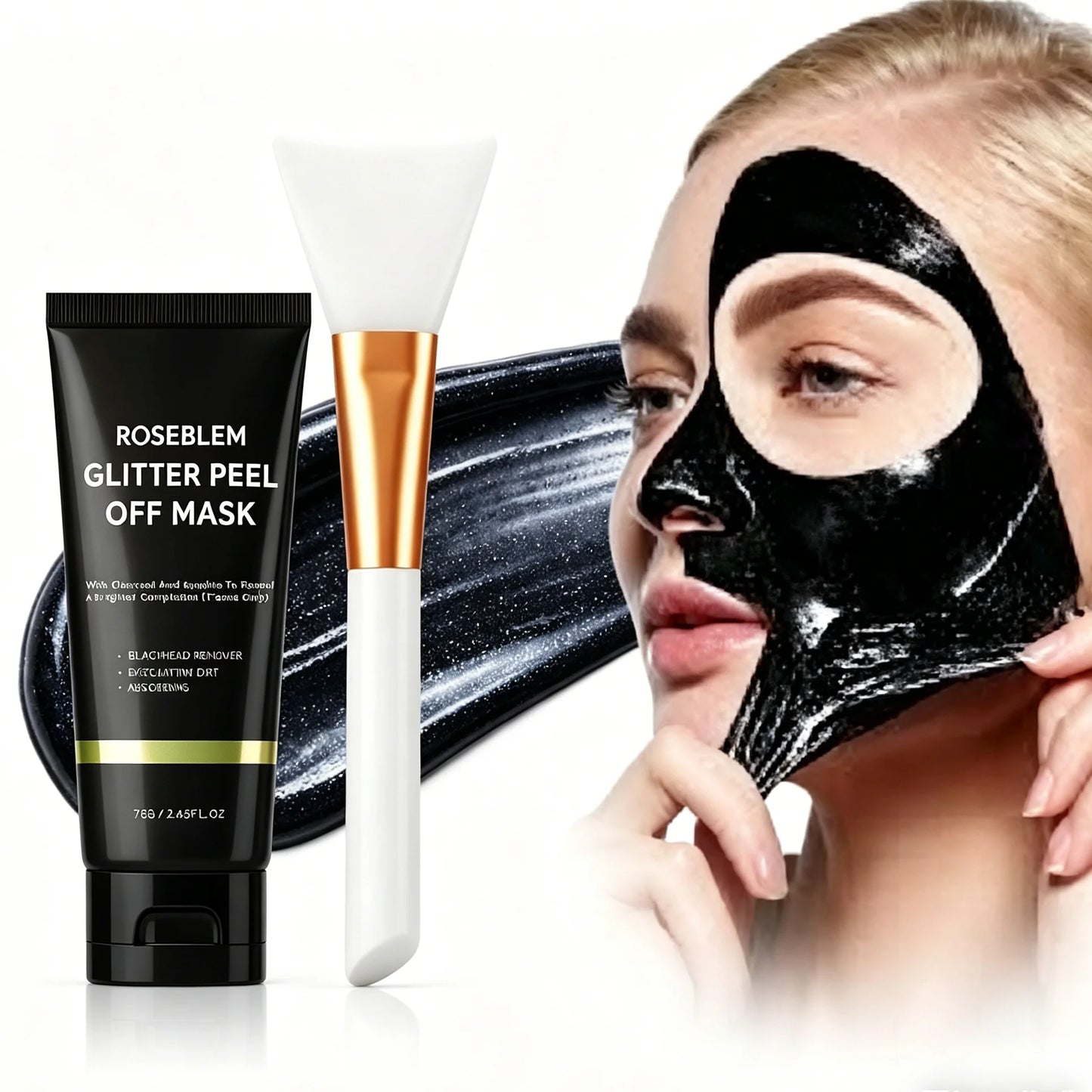 Mascarilla carbón activado puntos negros peel-off