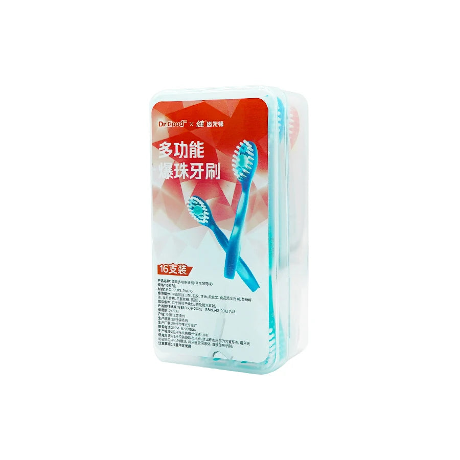 Portable 5-In-1 Toothbrush Dental Floss 8/16Pcs for Oral Cleani Ng, Disposable Toothbrush for Adults on -Business Trips